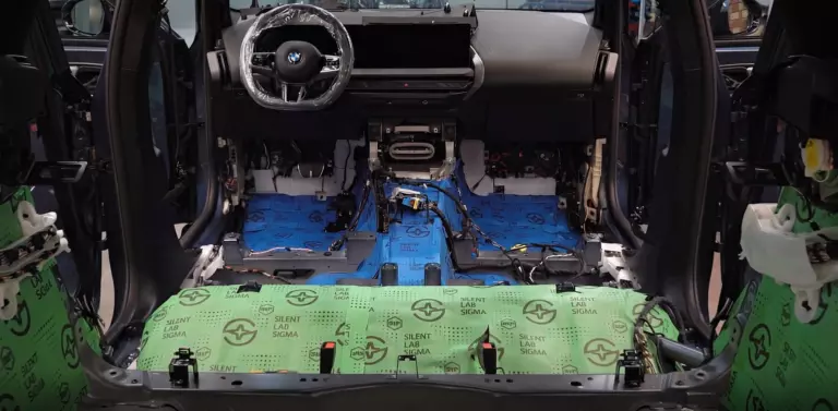 Шумоизоляция пола BMW X3 2026-7